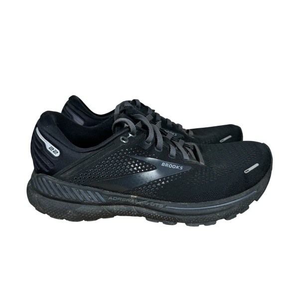 Brooks Shoes - Brooks Adrenaline 22 Women’s Size 9 Black Running Shoes Athletic Sneakers